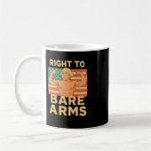 Mug Right To Bare Arms Funny 4th Of July Gym Workout T (Gauche)