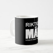 Mug Riktiga män väger över 100 kilo (Devant gauche)