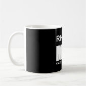 Mug Riktiga män väger över 100 kilo (Gauche)