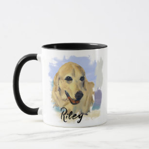 Mug “Riley” - Portrait d'un chien - Personnalisez le v