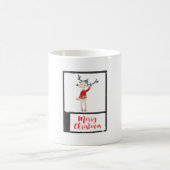 Mug Rindeer De Noël Dans Un Gros Chaud (Centre)