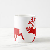 Mug Rindeer rouge / Silhouette caribou (Centre)