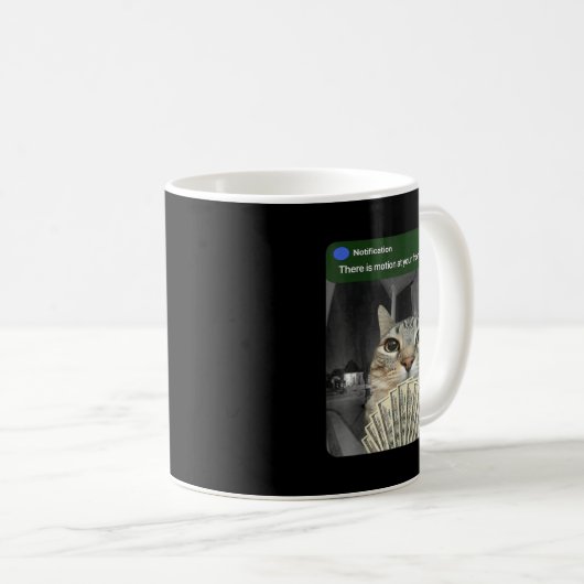 Mug Ring Cat With Motion Meme  (Devant droit)