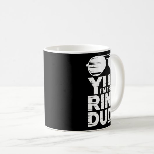 Mug Ring Security Wedding Party Funny Ring Bearer  (Devant droit)