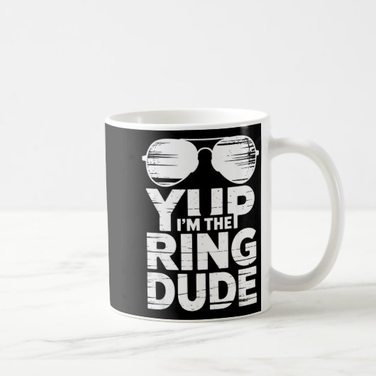 Mug Ring Security Wedding Party Funny Ring Bearer (Droite)