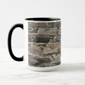 Mug Ringer Mur de Fondation Noir 15 oz (Gauche)