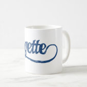 Mug Ringette attaque (l'écriture bleue) (Devant droit)
