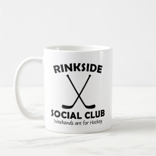 Mug Rinkside Social Club Fête des Mères Cadeau Hockey 
