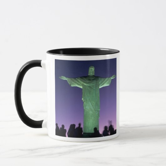 Mug Rio de Janeiro, Brésil. la statue du Christ sur (Gauche)