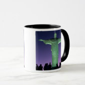 Mug Rio de Janeiro, Brésil. la statue du Christ sur (Devant droit)