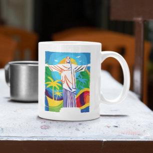Mug Rio de Janeiro Cristo Redentor Brésil coloré