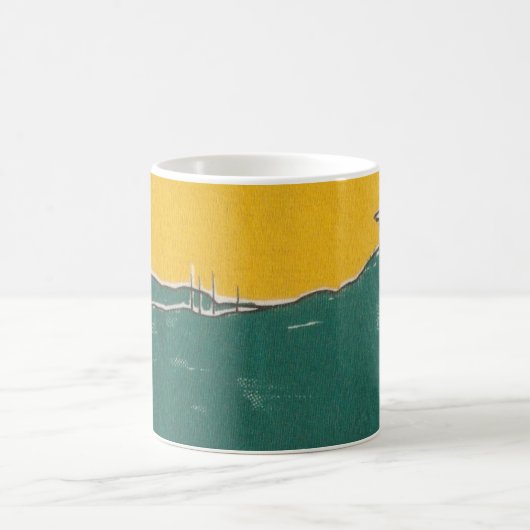 Mug RiodeJaneiro RJ Brésil vert et jaune (Centre)