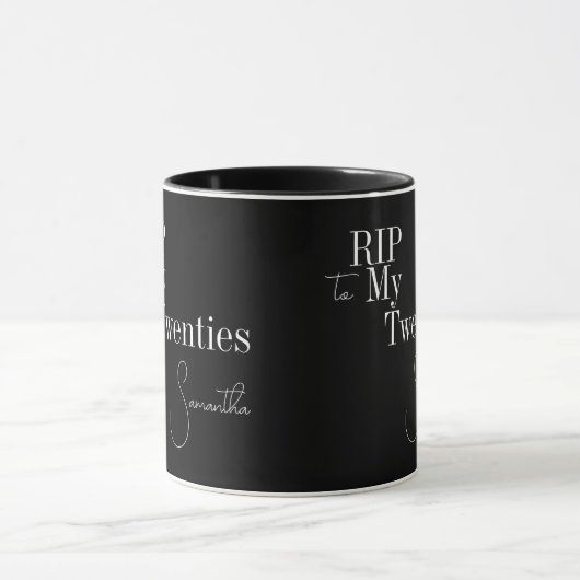 Mug RIP 20s Noir et blanc 30e anniversaire (Centre)