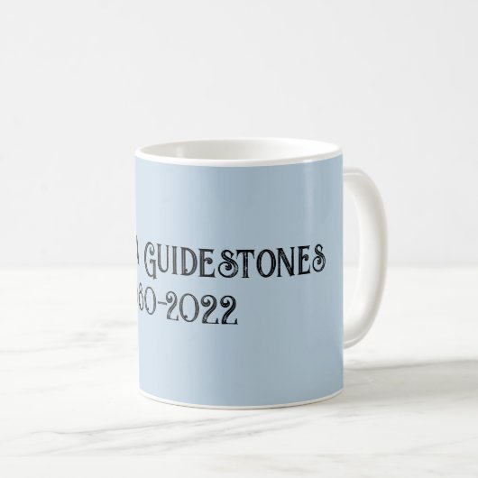 Mug RIP Georgia Guidestones (Devant droit)