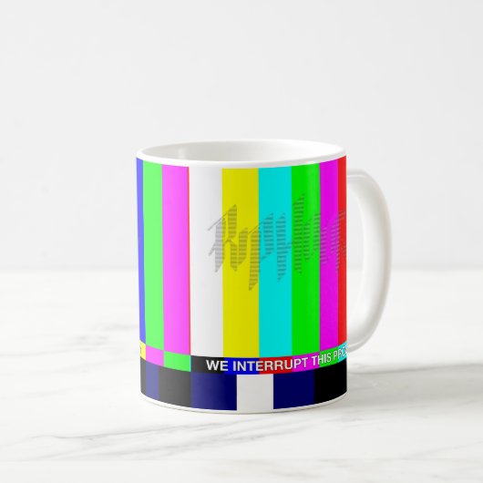 Mug Riphouse Nous Interrompons Ce Programme (Devant droit)