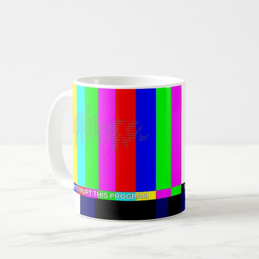 Mug Riphouse Nous Interrompons Ce Programme (Devant gauche)