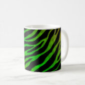 Mug Ripped SpaceTime Stripes - orange/vert (Devant droit)
