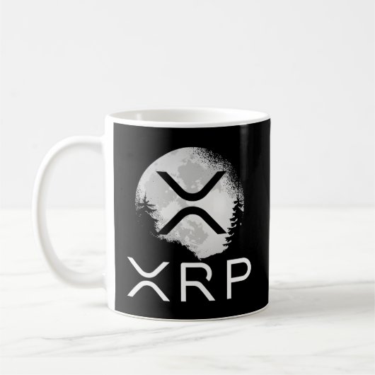 Mug Ripple Coin Xrp livre Lune Cryptodevise Bull Ma (Gauche)
