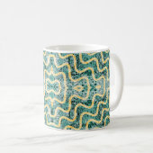 Mug Ripple Turquoise (Devant droit)
