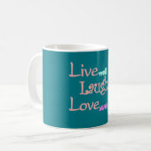 Mug - Rire - amour vivant (Devant gauche)