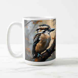 Mug Rire Charmant : Kookaburra en peinture à l'huile