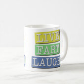 Mug Rire de pet en direct amusant (Devant droit)
