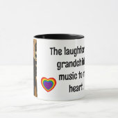 Mug rire de petit-enfant (Centre)