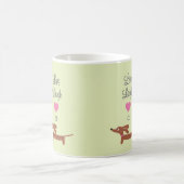 Mug Rire et aimer un Dachshund (Centre)