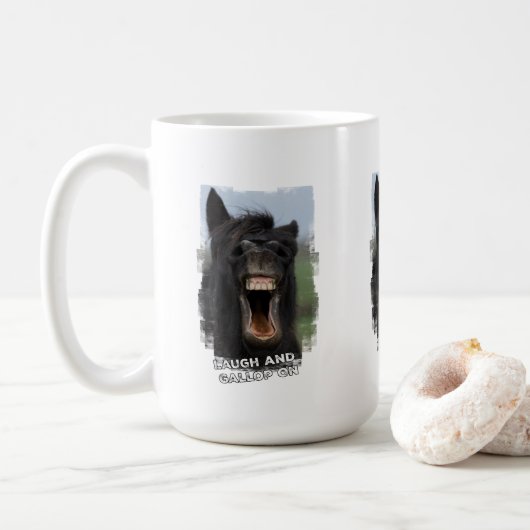 Mug Rire et Gallop On (Avec donut)