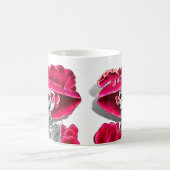 Mug Rire Skeleton Woman dans Red Bonnet (Centre)