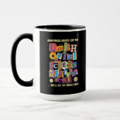 Mug Rire Souvent - Typographie Positive Conception de (Gauche)
