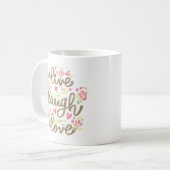 Mug rire vivant amour (Devant gauche)