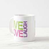 Mug Rire vivant d'amour (Devant gauche)