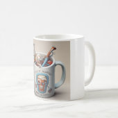 Mug Rire Votre Chemin À Travers Votre Shift : Puns Méd (Devant droit)