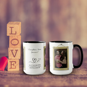 Mug Rires, amour, pour toujours Couple Valentine Photo