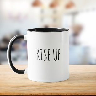 Mug Rise Motivational Hamilton Chic manuscrit