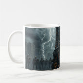 Mug Rise of the AI Empress: Sci Fi Cyberpunk Theme (Gauche)