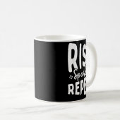 Mug Rise Sparkle Repeat - Sitive Mindset Motivational  (Devant droit)
