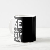 Mug Rise Sparkle Repeat - Sitive Mindset Motivational  (Devant gauche)