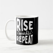Mug Rise Sparkle Repeat - Sitive Mindset Motivational  (Gauche)