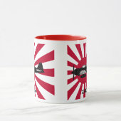 Mug Rising sun flag and Zero Fighter (Centre)