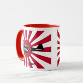 Mug Rising sun flag and Zero Fighter (Devant gauche)