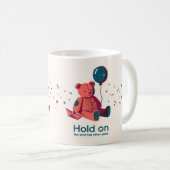 Mug risographe Teddy Bear Balloon (Devant droit)