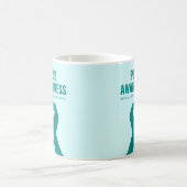 Mug Risque Turquoise de sensibilisation au SSPT (Centre)