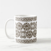 Mug Rituel antique : Homme, Bouclier, Oiseaux et Cerfs (Gauche)