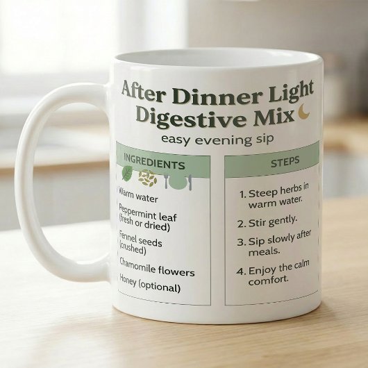 Mug Rituel de thé nocturne après le dîner
