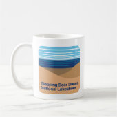 Mug Rive d'un lac de ressortissant de dunes d'ours de (Gauche)
