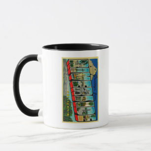 Mug Riverside, Californie - Scènes de grandes lettres