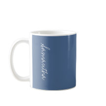 Riverside Rich Ocean Blue Solid Color Personnalise