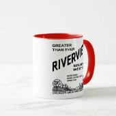 Mug Riverview Amusement Park, Chicago, IL 1904-1967 (Devant droit)